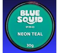 Blue Squid PRO Peinture pour le visage - Néon Sarcelle (30gm) Fournitures professionnelles de maquillage à base d'eau pour adultes, enfants et SFX