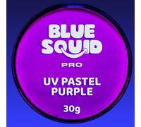 Blue Squid PRO Peinture pour le visage - UV Pastel Violet (30gm) Fournitures professionnelles de maquillage à base d'eau pour adultes, enfants et SFX