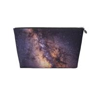 Blue Star Night Trousse de maquillage de voyage en cuir étanche