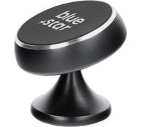 Blue Star, support magnétique pour voiture pivotant à 360° Base adhésive forte, noir
