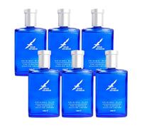 Blue Stratos Lot de 6 lotions de rasage pré-électriques pour homme 100 ml