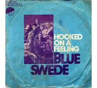 BLUE SWEDE - Hooked on a Feeling/Pinewood Rally (7" Vinyl Single)(1974)(EMI 1C 006-484)