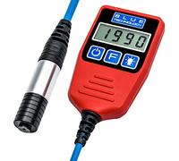 Blue Technology P-13-S-AL Appareil de Mesure d'épaisseur de Couche de Couche de Peinture - Sonde sphérique - Acier et Aluminium - Calibre d'épaisseur de revêtement Testeur de Peinture pour Voiture -