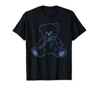 Blue Teddy Bear with Bow Tie T-Shirt