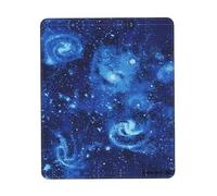 Blue Universe Tapis de souris imprimé galaxie spatiale, tapis de souris pour ordinateur portable, 25,4 x 30,5 cm, bureau 20,9 x 24,1 cm