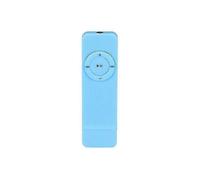 (blue)USB In-line Sports MP3 Player Lossless Sound Keystroke Control Design Concise Portable