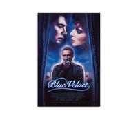 Blue Velvet Thriller Movie Poster d'art sur toile Impression murale Cadeaux Photo Image Peinture Décoration de la maison 60 x 90 cm