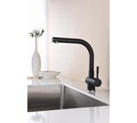 Blue Water Lira mitigeur de cuisine sur pied noir 5901730615647