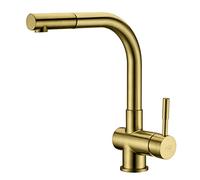 Blue Water Mosiądz antyczny Lira Robinet de cuisine en laiton antique