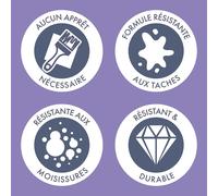 Blue Water-Resistant Bathroom Tile Paint In Gloss Finish-Blue Sky 750ml