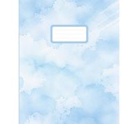 Blue Watercolor Composition Notebook: 250 Lined Pages for Writing, Journaling, Notes, School, Work, Planning & Everyday Ideas