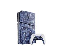 Blue Wave Camo Faceplates Kit pour PS5 SLIM