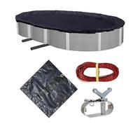 Blue Wave Defender 8 an Ovale au-Dessus de Sol d'hiver pour Piscine 15 by 30-Feet Bleu Marine foncé