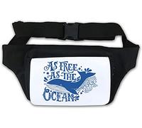 Blue Whale As Free As The Ocean Sac banane Blanc