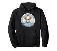 Blue Winter Accessories for Women Cute Christmas Angel Sweat à Capuche