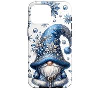 Blue Winter GNOME for Mom Cute Aesthetic Snowflake Patterns Coque pour iPhone 16 Pro Max