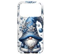 Blue Winter GNOME for Mom Cute Aesthetic Snowflake Patterns Coque pour iPhone 17 Pro