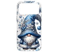 Blue Winter GNOME for Mom Cute Aesthetic Snowflake Patterns Coque pour iPhone 17 Pro Max