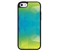 Blue, Yellow, and Green Abstract Triangle Pattern Hard Snap on Phone Case (iPhone 5c) by icecream design