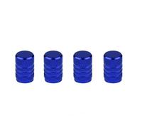 Blue16 Pcs/Lot Bouchons De Soupape Empêchent La Corrosion Voiture Capuchons Anti-Poussière Universel En Aluminium Et En Plastique Roue Pneu Air Bouchons Soupape Tige Couvre Nouveau