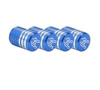 Blue4 Pièces/Ensemble Mode Alliage D'aluminium Rock Finger Geste Pneu Tige Valve Bouchons Voiture Anti-Poussière Bouchons Pneu Roue Tige Air Valve Bouchon