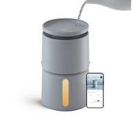 BLUEAIR Room Humidifier - DreamWell - 48Hr Top-Fill Mist-Free InvisibleMist Technology Aroma Stone for Essential Oils and Soothing Mood Lighting - Quiet Operation for Bedroom and Home Use, Grey