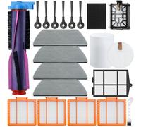 Bluearks Lot de 20 accessoires compatibles avec les aspirateurs robot Shark PowerDetect 2 en 1, AV2800ZEEUWH RV2800YEEU RV2800ZEEUEU RV2800ZEEU