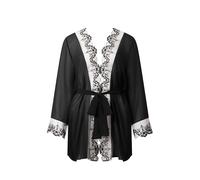 Bluebella Kimono Marisa en Mousseline transparente Noir - Taille L