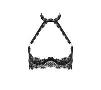 Bluebella Soutien-gorge Ouvert à harnais Arella Noir - Taille 100E