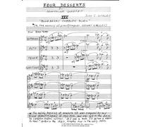 Blueberry Cobbler Blues for Saxophone Quartet by John C. Worley