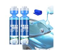 Blueberry Liquide de lavage concentré pour pare-brise de voiture, 1 bouteille fait 24 litres, élimine les taches de verre, vision claire durable (2)