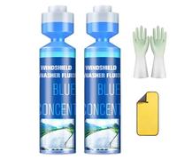 Blueberry Liquide lave-glace concentré parfumé - Formule concentrée toutes saisons pour pare-brise de voiture, formule longue durée et prête à l'emploi, enlever les taches de verre, Clear Vision (2)