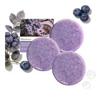 Blueberry Shampoo Bar, Shampoing bio à la Myrtille pour les Cheveux, Shampoing solide à la Myrtille pour Épaissir les Cheveux, Formule Nourrissante et Hydratante pour Femmes et Hommes (3pc)