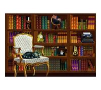 Puzzle Bluebird Puzzle - La Bibliothèque Vintage, 1000 pièces multicolore