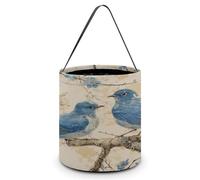 Bluebird on the Branch Printing Candy Basket Halloween Trick or Treat Bags Gift Bags For Halloween Party or Daily Supplies, Style, One Size, Style :, Taille unique