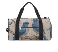 Bluebird on The Branch Sac de sport de voyage pour homme et femme Grand sac de voyage avec compartiment à chaussures pour l'entraînement, style, taille unique, Style :, Taille unique