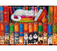 Bluebird Puzzle Cat Bookshelf