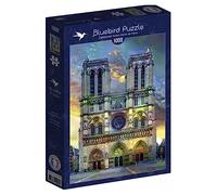 Bluebird Puzzle - Cathédrale Notre-Dame de Paris - Puzzle 1000 Pièces - Le Joyau de la France - Puzzle Adulte - Fabriqué en France