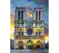 Bluebird Puzzle - Cathédrale Notre-Dame de Paris - Puzzle 1000 Pièces - Le Joyau de la France - Puzzle Adulte - Fabriqué en France