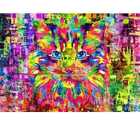 Bluebird Puzzle Chat Wonderful Cat - 1000 pièces Puzzle Chat