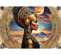 Bluebird Puzzle - Egyptian Beauty - Puzzle 1000 Pièces - Buste d'une Princesse d'Egypte Antique - Fabriqué en France