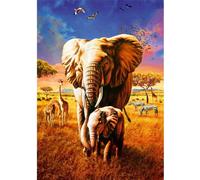 BLUEBIRD Puzzle Éléphants 1000 pièces