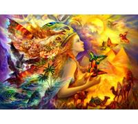 Bluebird Puzzle - Fantastic Colourful World, Puzzle 1000 Pièces - Voyage Coloré Autour du Monde - Fabriqué en France