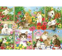 Bluebird Puzzle - Jane MayDay, Chats et Chatons - Puzzle Adulte 1000 Pièces - Fabriqué en France