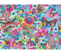 Bluebird Puzzle Jeu de pose Fleurs et Papillons - 1000 pièces multicolores