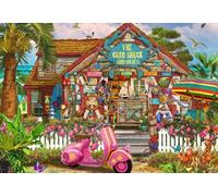 Bluebird Puzzle - Johnson Lewis, The Crab Shack Gifts, Puzzle 1000 Pièces - Boutique en Bord de mer - Fabriqué en France