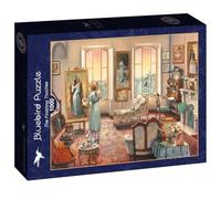 Bluebird Puzzle - La Touche Finale, Puzzle 1000 Pièces - Atelier d'artiste Peintre dans Un Salon Parisien - Fabriqué en France