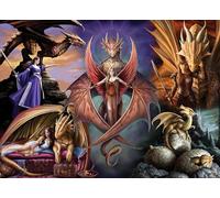 Bluebird Puzzle - Lago di Braies Italy 1000 pièces - Coucher de soleil sur le lac sauvage de Prague en Italie - Puzzle adulte