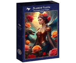 Bluebird Puzzle - Le Pouvoir du Dragon, Puzzle 1000 Pièces - Représentation Fantastique - Fabriqué en France