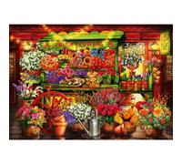 BLUEBIRD Puzzle Le stand de fleurs 1000 pièces